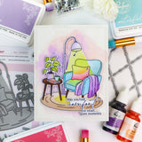 Pinkfresh Studio Cozy Corner Stamp, Die & Stencil Bundle