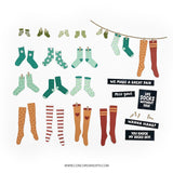 Concord & 9th Cozy Toes Stamp Set (4 x 8) & Die Bundle