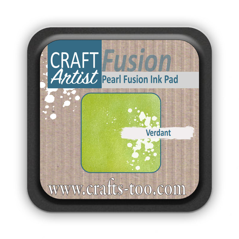 Craft Artist Pearl Fusion Ink Pad - Verdant