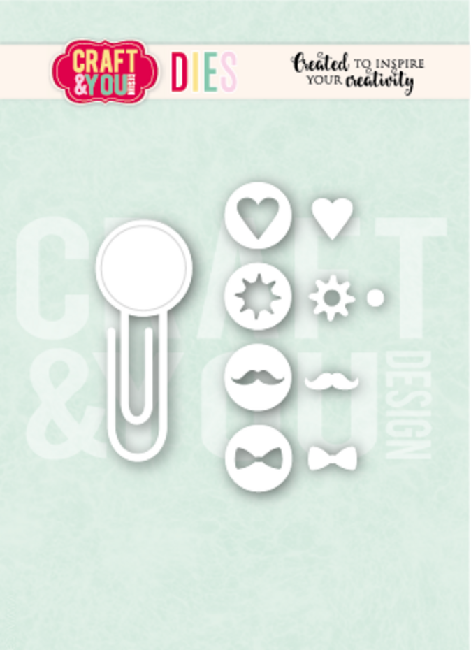 Craft & You Design Clip Set 1 Dies (CW386)