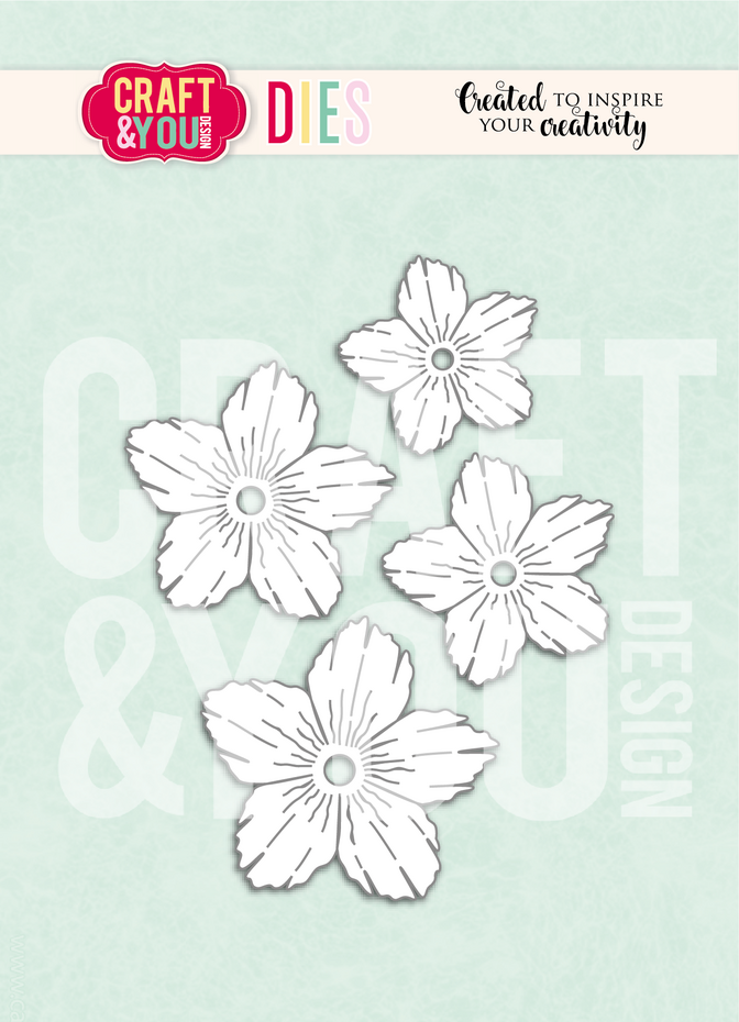 Craft & You Design Garden Flower 1 Dies by Gosia (CW403 / CYD-CW403)