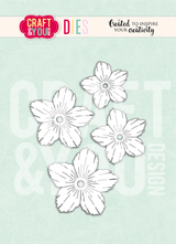 Craft & You Design Garden Flower 1 Dies by Gosia (CW403 / CYD-CW403)