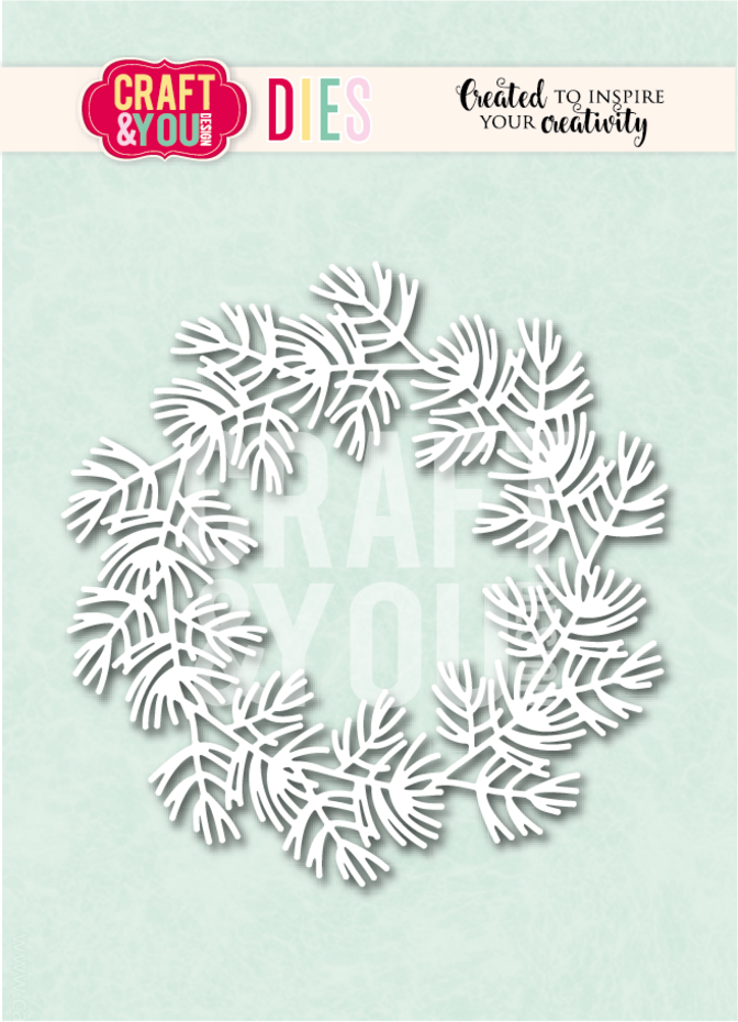 Craft & You Design Pine Wreath Dies (CW381)