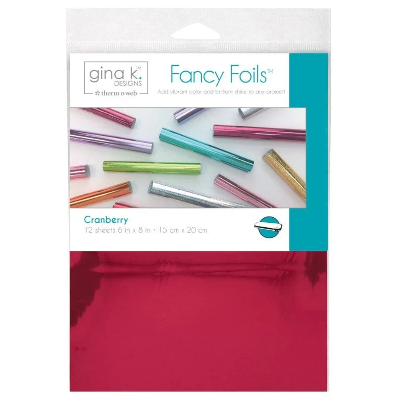 Gina K Designs Fancy Foil – Cranberry