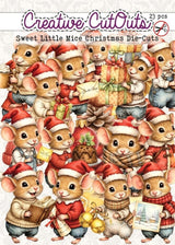 Creatief Art Sweet Little Mice Christmas Die-Cuts Creative CutOuts (23pcs) (CCODC-002-02)