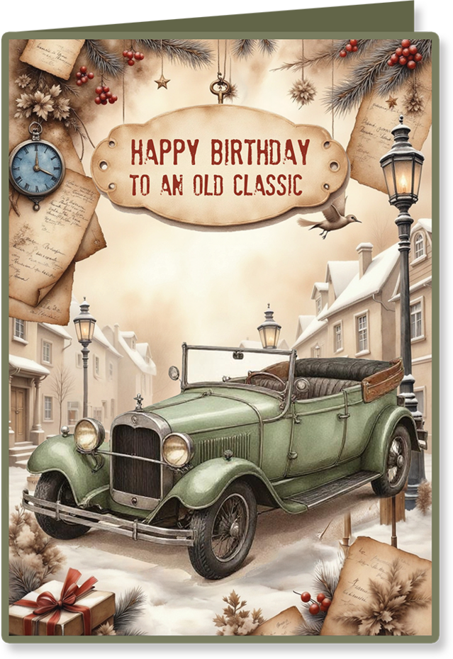 Creatief Art Vintage Gentlemen Card Kit (RE2530-0190)
