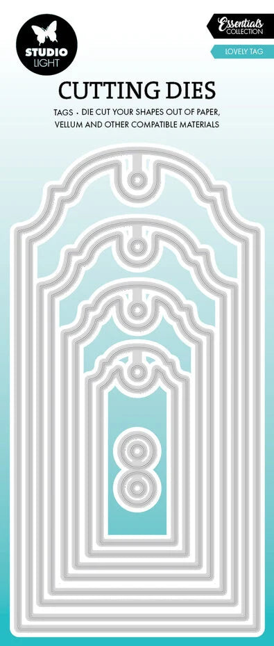 Studio Light Cutting Die Lovely Tag Essentials (SL-ES-CD901)