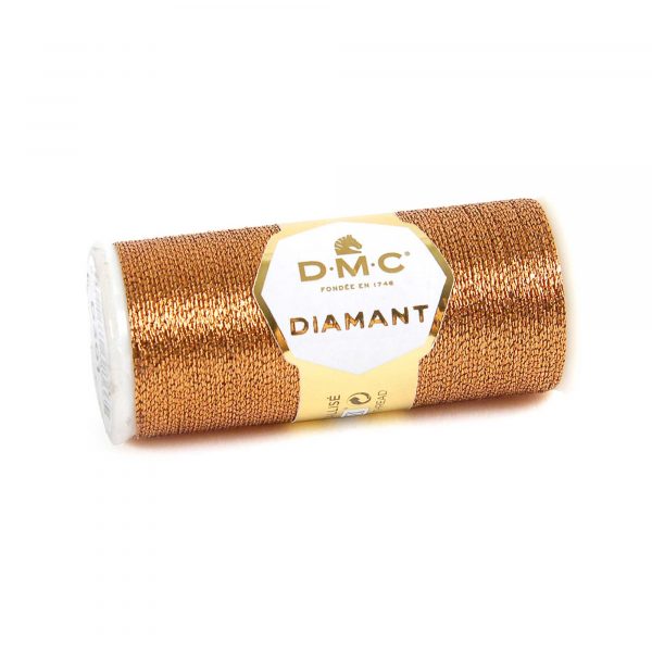 DMC DIAMANT EMBROIDERY THREAD 35M SPOOL - D301 COPPER