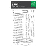 Hero Arts Banner Days Stamp & Cut Set from the Summer by The Shore Collection