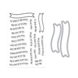 Hero Arts Banner Days Stamp & Cut Set from the Summer by The Shore Collection