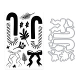 Hero Arts A Little Merri-Mint Stamp & Cut Set from the Candy Cane Season Collection