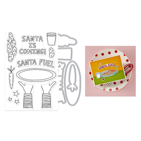 Hero Arts Santa Fuel Stamp & Cut Set from the Yule Fuel Collection