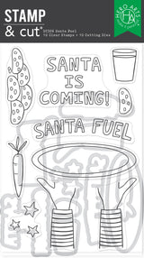 Hero Arts Santa Fuel Stamp & Cut Set from the Yule Fuel Collection