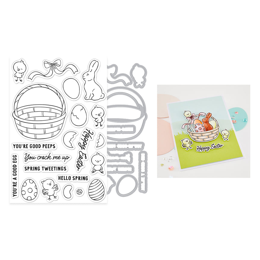 Hero Arts Spring Tweetings Stamp & Cut Set