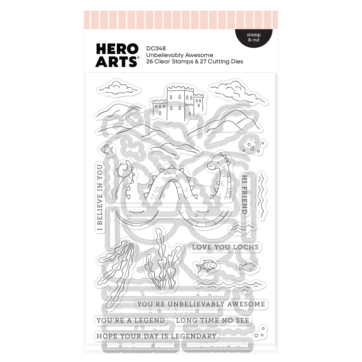Hero Arts Unbelievably Awesome Stamp & Cut
