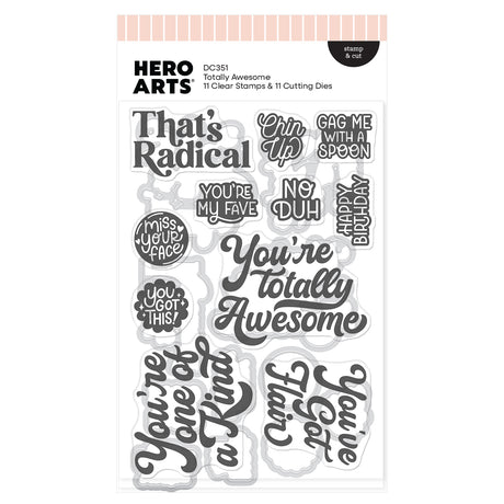 Hero Arts Hero Arts Totally Awesome Stamp & Cut