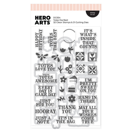 Hero Arts Totes the Best Stamp & Cut