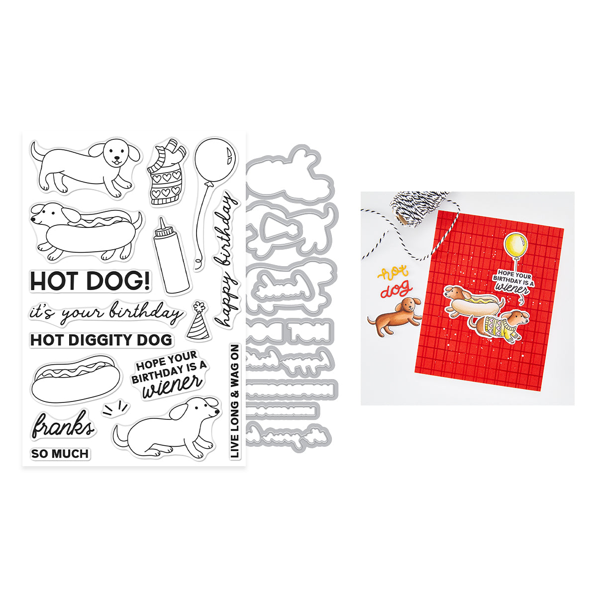 Hero Arts Hot Dog Stamp & Cut