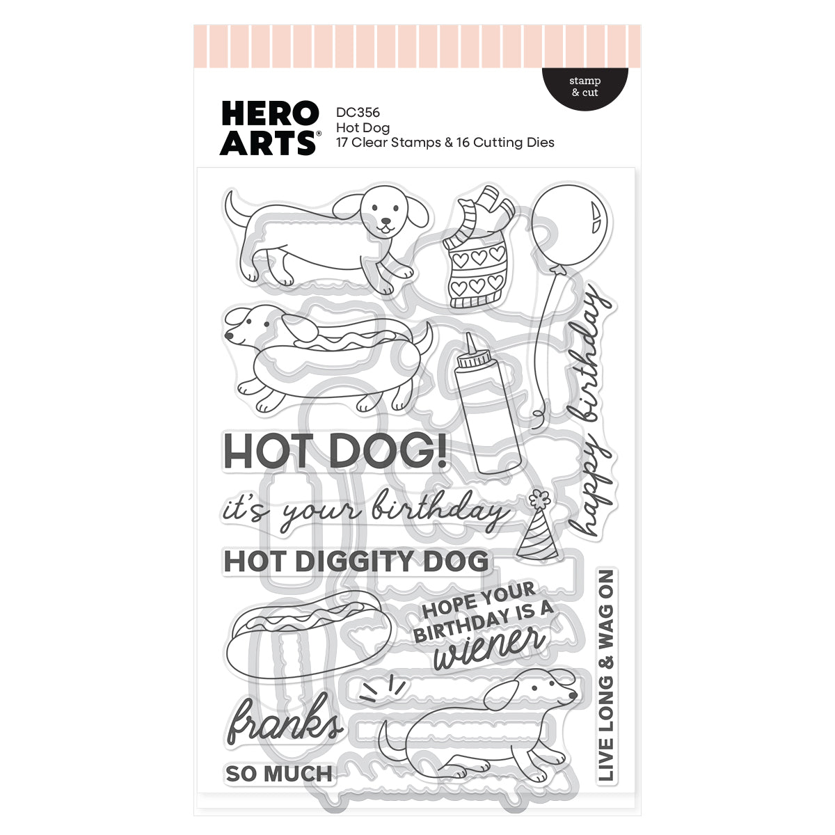 Hero Arts Hot Dog Stamp & Cut