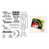 Hero Arts Solid Gold Stamp & Cut