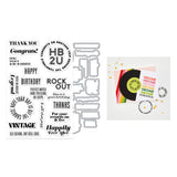 Hero Arts Vintage Vinyl Stamp & Cut