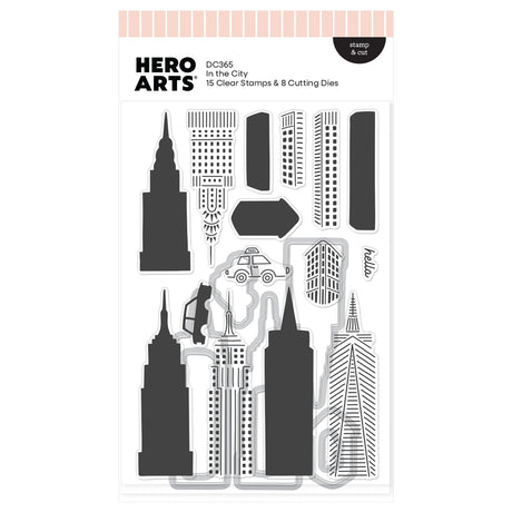 Hero Arts In the City Stamp & Cut Set DC365