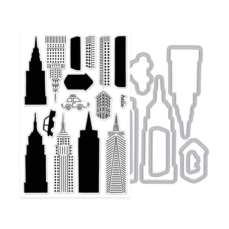Hero Arts In the City Stamp & Cut Set DC365