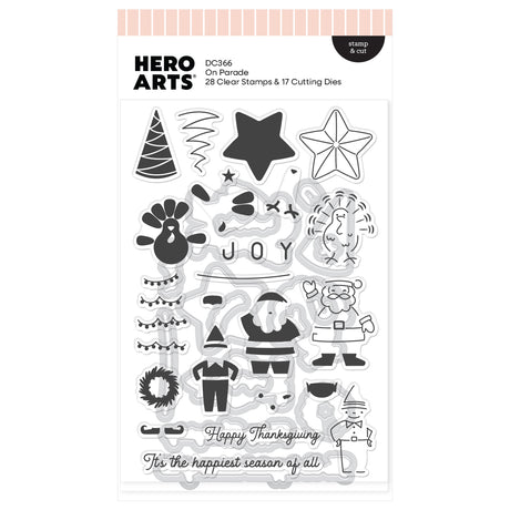 Hero Arts On Parade Stamp & Cut Set DC366