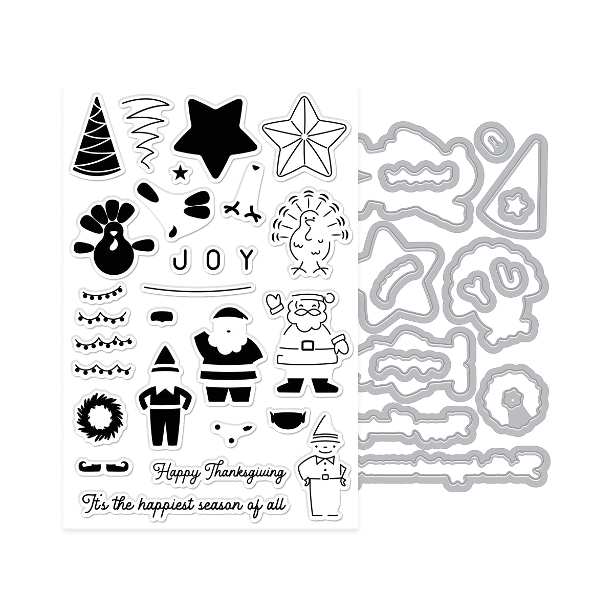 Hero Arts On Parade Stamp & Cut Set DC366