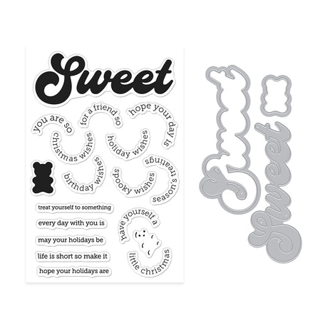 Hero Arts Sweet Wishes Stamp & Cut by Carly Tee