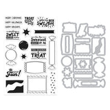 Hero Arts Candy Wrappers Stamp & Cut by Carly Tee