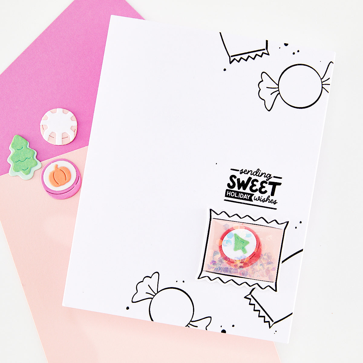 Hero Arts Candy Wrappers Stamp & Cut by Carly Tee
