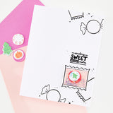 Hero Arts Candy Wrappers Stamp & Cut by Carly Tee