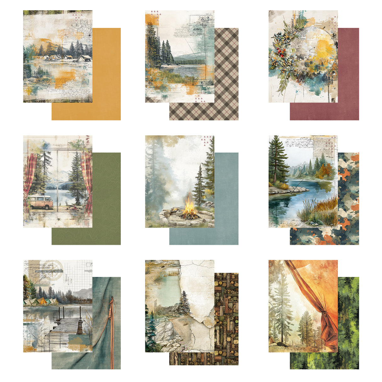 49 and Market Campfire Memories 6x8 Collection Pack - DCM-37296