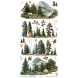 49 and Market Campfire Memories 6x12 Essential Rub-Ons - DCM-37432