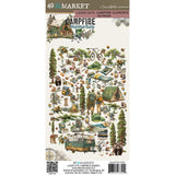 49 and Market Campfire Memories Laser Cuts - Camping - DCM-37449