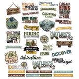 49 and Market Campfire Memories Chipboard Sentiments - DCM-37487