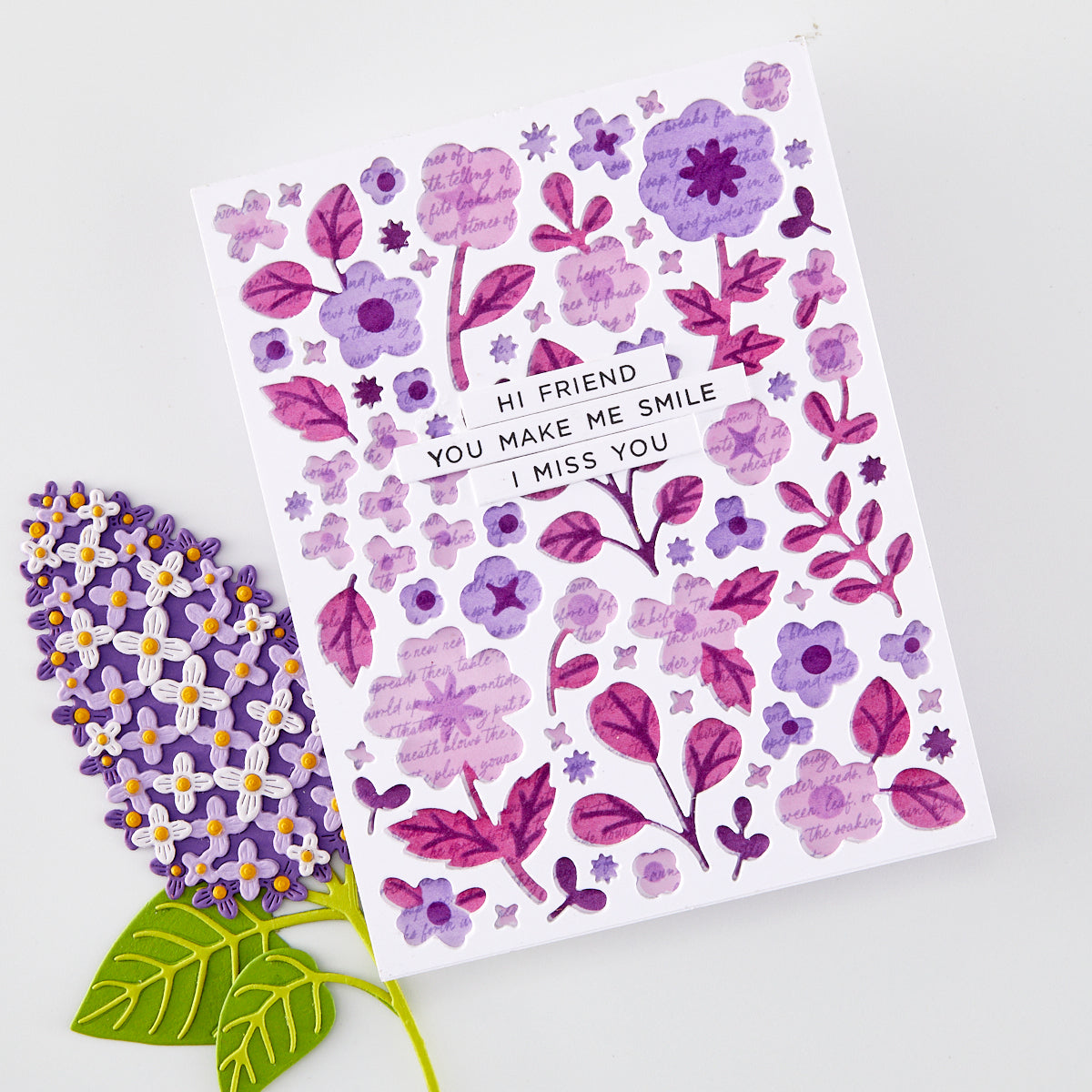 Hero Arts Meadow Blooms Die & Stencil Bundle