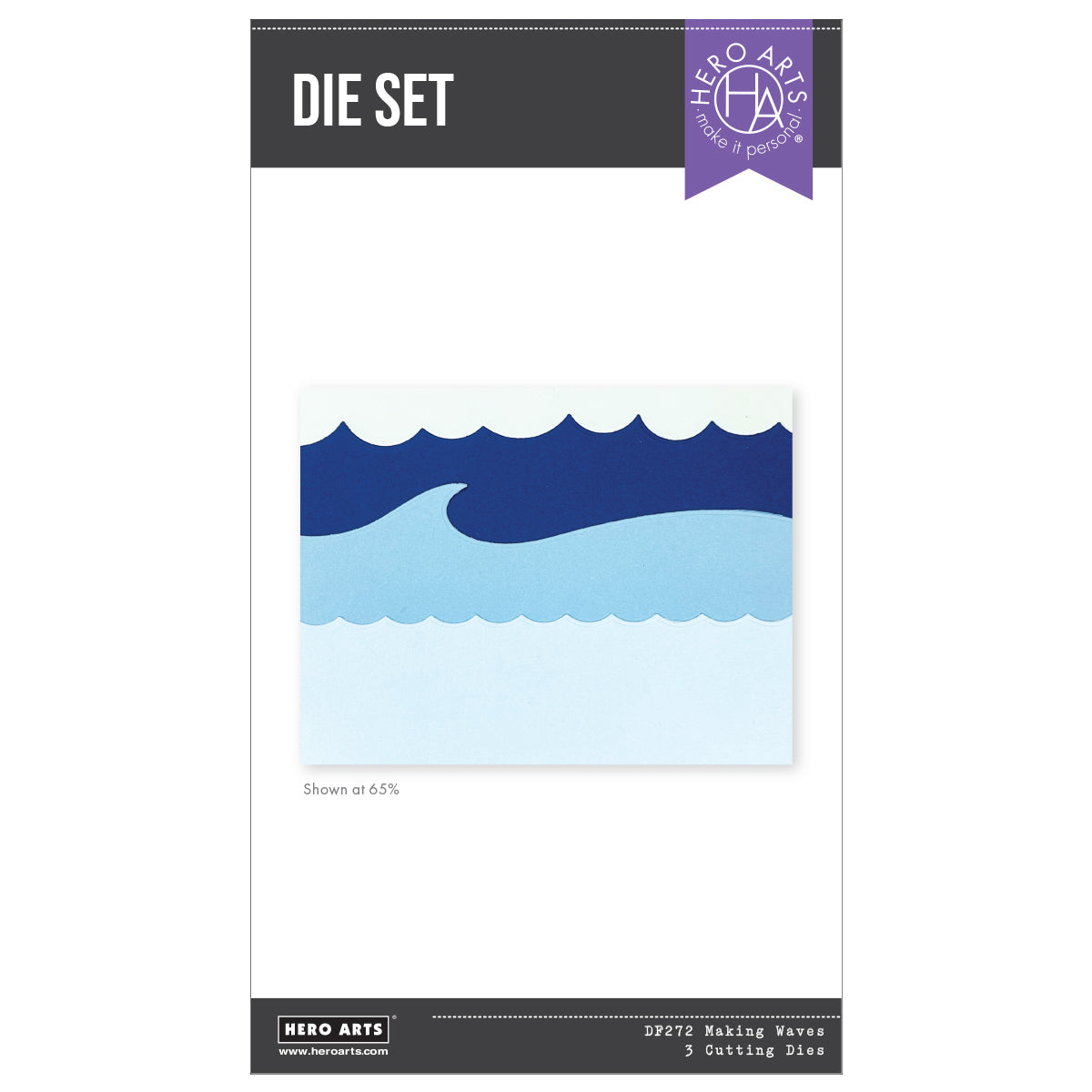 Hero Arts Making Waves Die Set