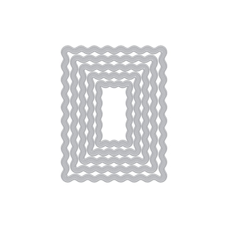 Hero Arts Squiggly Rectangle Frames Die Set
