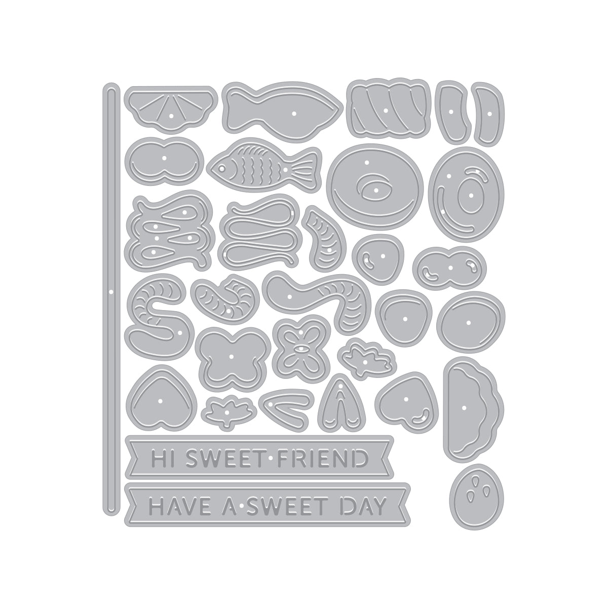 Hero Arts Hero Arts Candy Kebob Die Set by Carly Tee