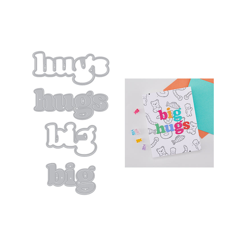 Hero Arts Hero Arts Big Hugs Die Set by Carly Tee