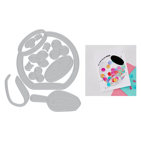Hero Arts Hero Arts Penny Candy Jar Die Set by Carly Tee