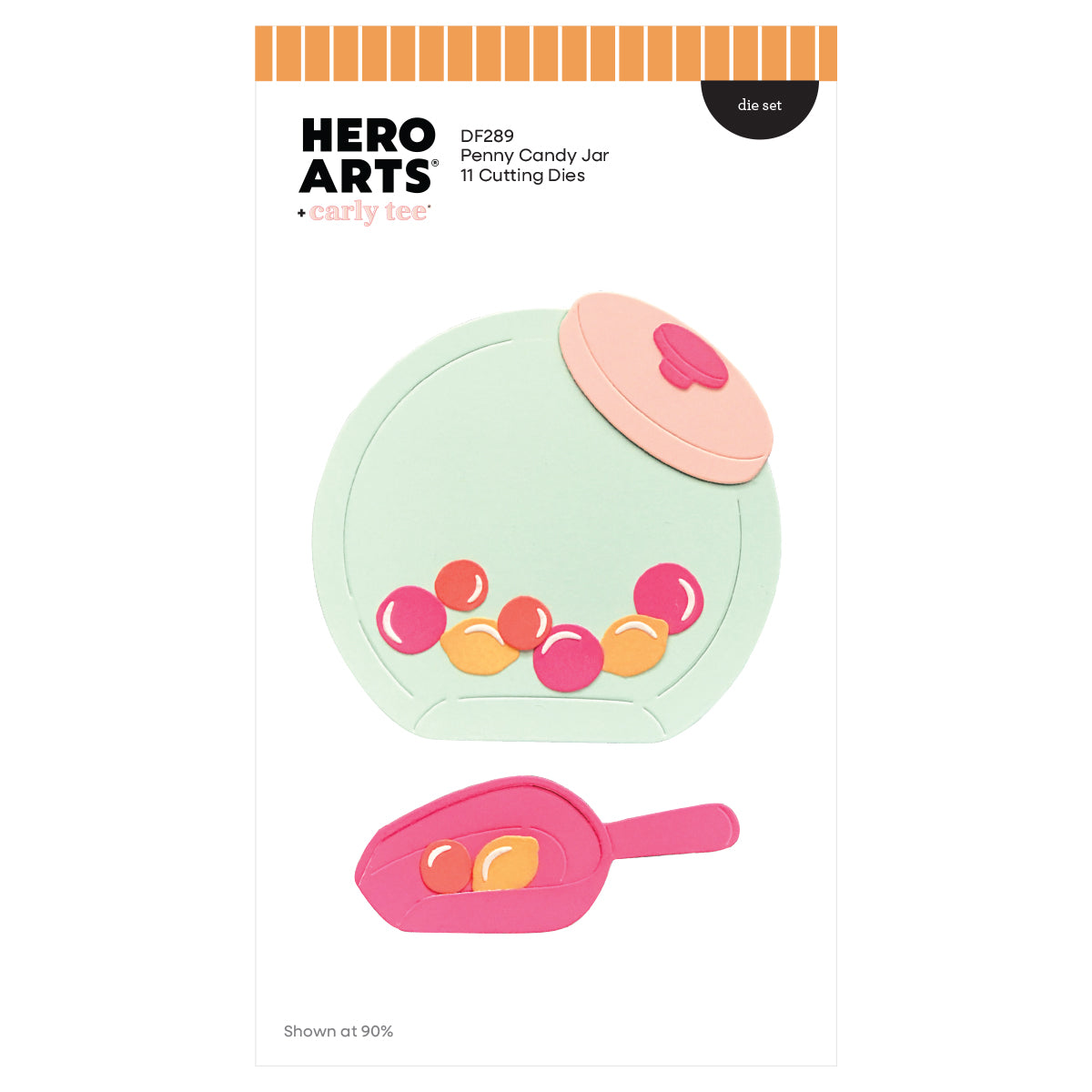 Hero Arts Hero Arts Penny Candy Jar Die Set by Carly Tee