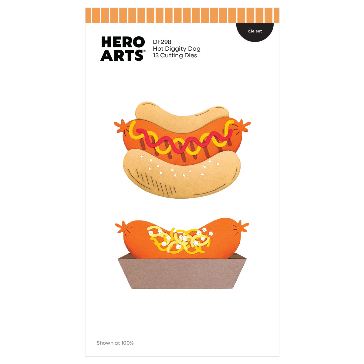 Hero Arts Hot Diggity Dog Die Set