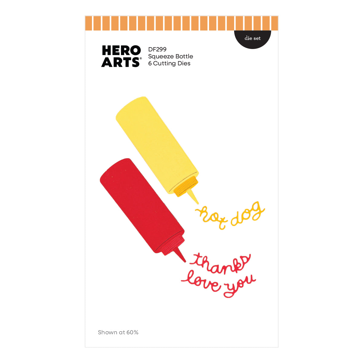 Hero Arts Squeeze Bottle Die Set