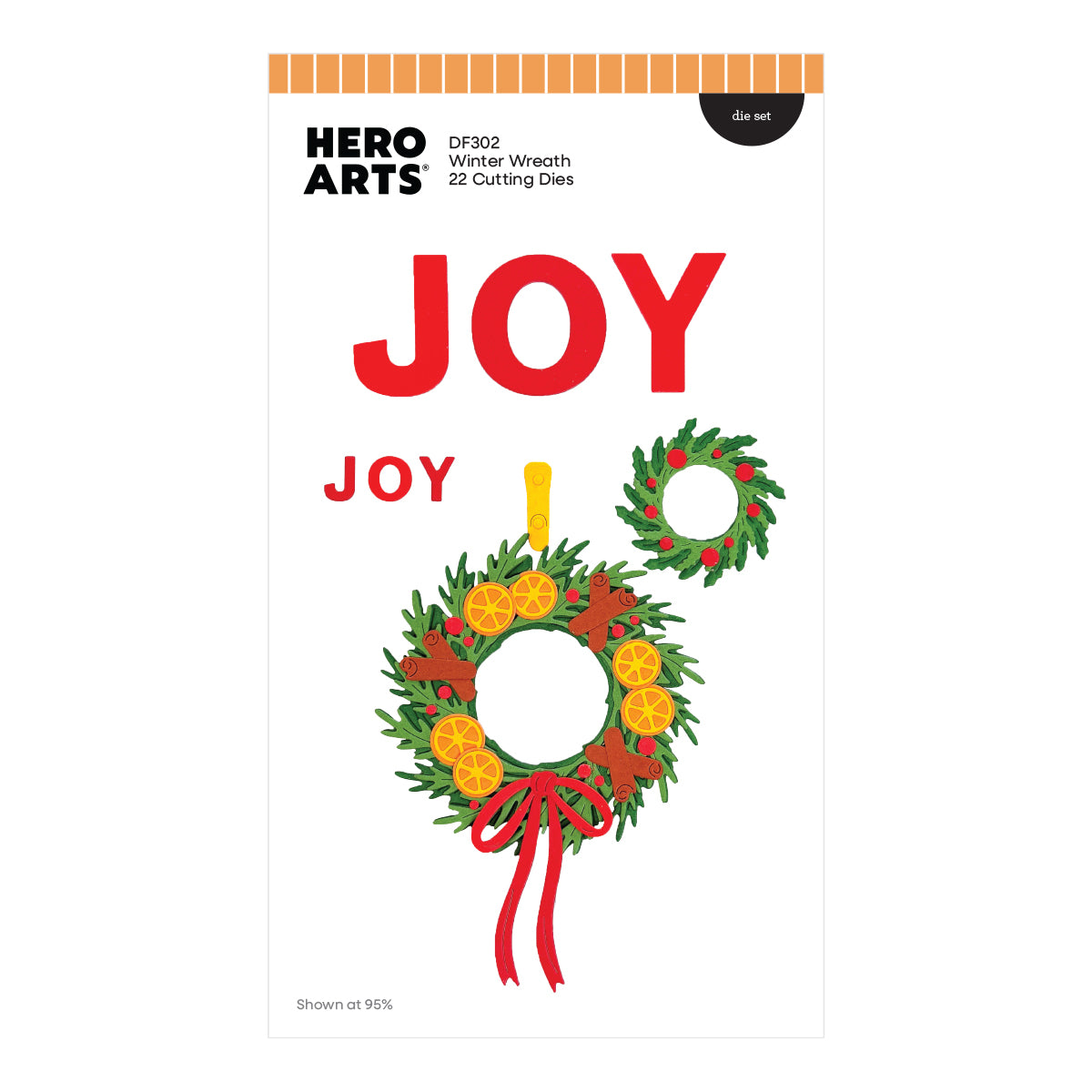 Hero Arts Winter Wreath Die Set