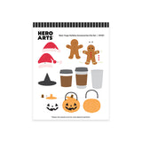 Hero Arts Bear Hugs Holiday Accessories Die Set by Carly Tee