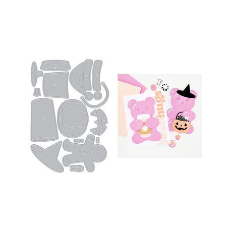 Hero Arts Bear Hugs Holiday Accessories Die Set by Carly Tee