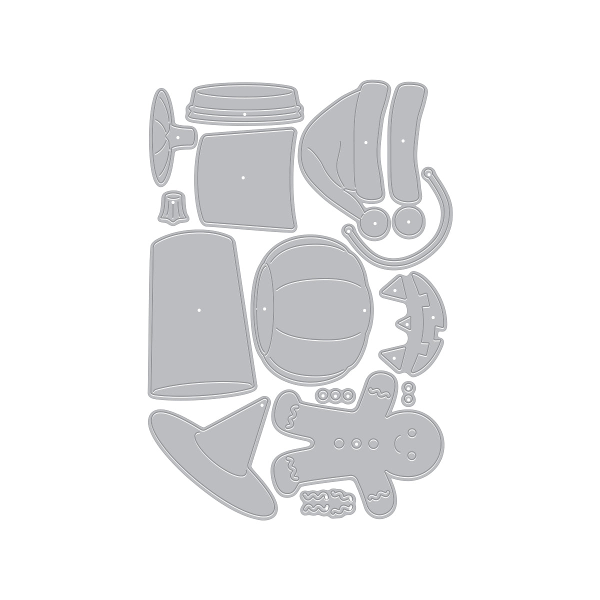 Hero Arts Bear Hugs Holiday Accessories Die Set by Carly Tee
